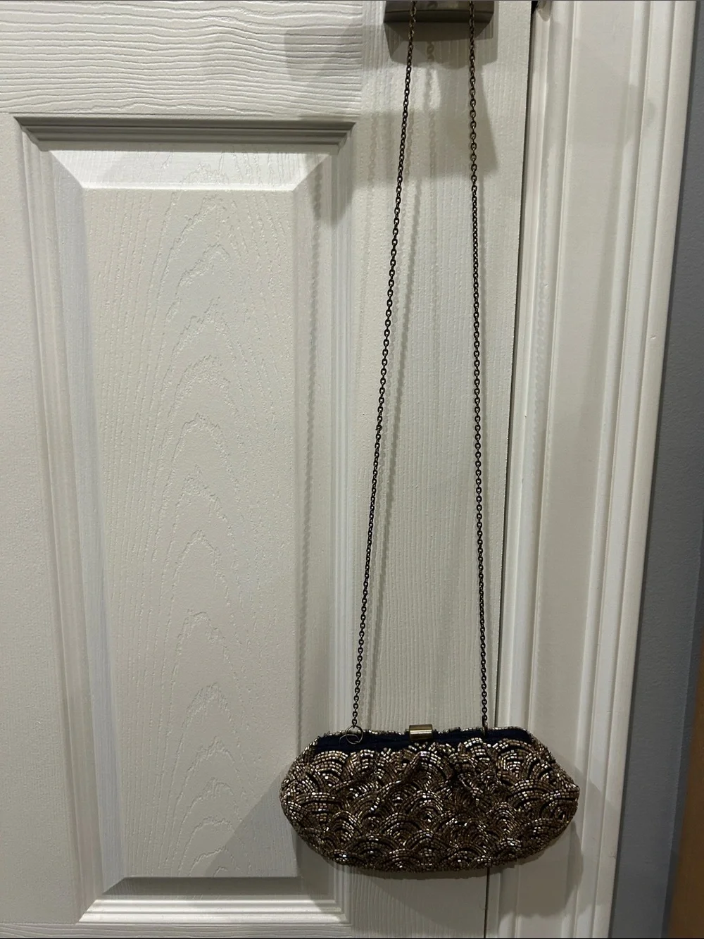 NWOT Anthropologie Miss Albright Beaded Evening Clutch Z314